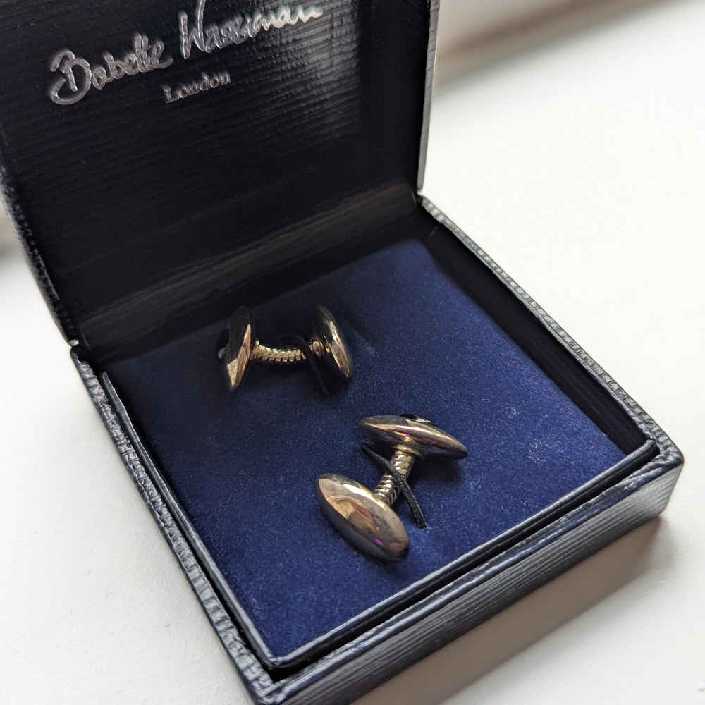 Silver Classic Cuff Links Accessories